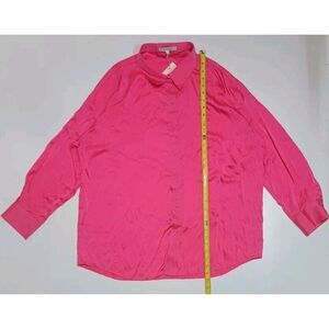 Favorite Daughter The Smooth Ex‎ Boyfriend Shirt Hot Pink Size XL New With Tags